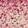 Fondo de pared de flores de tela 5D con gradiente de suministro transfronterizo pared de fondo boda decoración de boda pared de flores