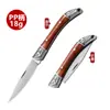 Cuchillo para frutas, navaja plegable de acero inoxidable, mini pelador portátil para cortar frutas y verduras, adecuado para dormitorio y uso doméstico