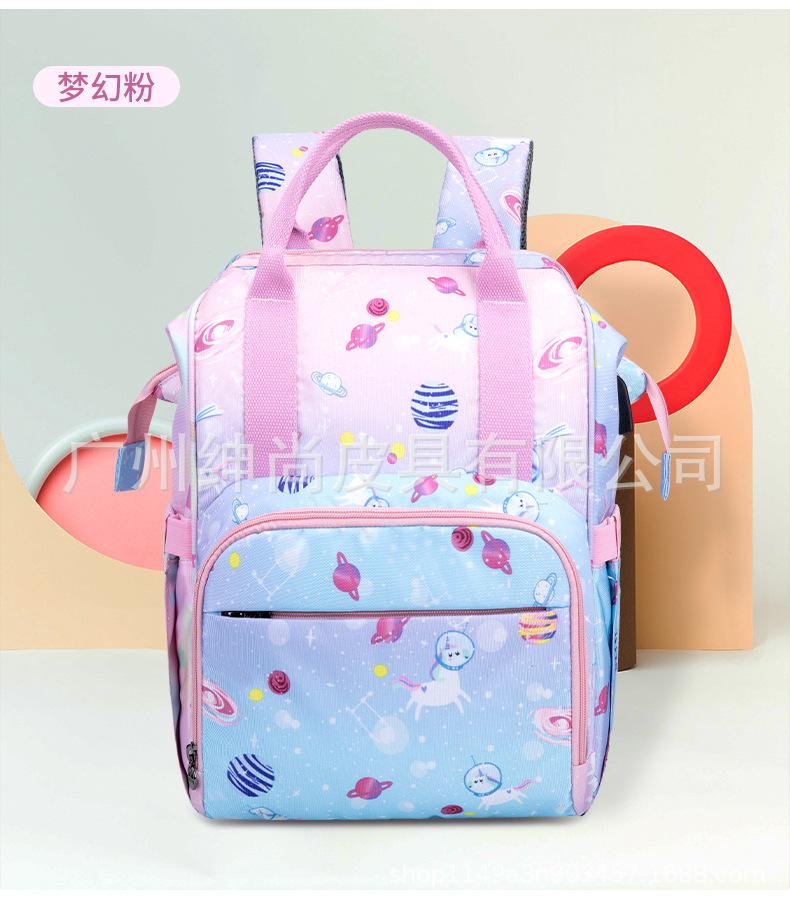 双肩尼龙妈咪包