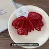 Alta Elasticidade, Faixa de Cabeça com Malha Cortada sem Costura, Prendedor de Rabo de Cavalo Alto Doce, Prendedor de Cabelo Alargado e Durável