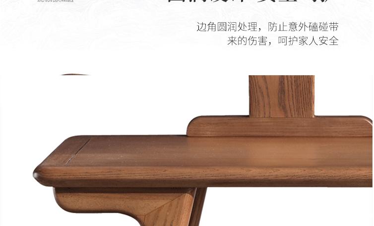 白蜡木梳妆台北欧轻奢风梳妆台水性漆卧室现代中式收纳柜化妆桌-