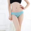 Fabricantes de ropa interior de encaje sexy de alta gama para mujer, bragas transparentes de cintura baja para mujer.