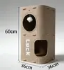 Árvore para Gatos com Vários Níveis, Caverna Casa para Gatos, Arranhador de Feltro para Gatos, Ninho Fechado para Gatinhos de Interior, Móvel para Gatos para Todas as Estações