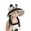 Sombrero de Protección Solar para Niños Primavera y Verano Sombrero de Protección UV para Niños y Niñas con Ala Ancha Animales de Dibujos Animados Sombrero Solar Delgado para Bebés
