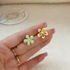 Nuevos Pendientes Florales Frescos de Dopamina Estilo Francés 2026 para Mujer, Pendientes Dulces de Alta Gama, Accesorios para Orejas de Nicho para Mujer