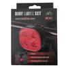 Luz de bicicleta transfronteriza, luz de carretera para coche, luz delantera USB, luz trasera de advertencia para bicicleta de montaña, juego de luces para montar al aire libre