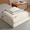 Colcha de Algodón de Xinjiang Colcha de Aire Acondicionado Dormitorio Persona Única Delgada Verano Fresco Núcleo de Colcha Lavable a Máquina Colcha de Verano para Dos Personas Manta de Estudiante
