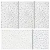 Transfronterizo 180 3 piezas 4/chapado en plata/chapado en oro calcomanías joyería falsa de perforación Amazon temu venta caliente