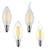 Bombilla para Luz Trasera C35 Bombilla de Punta Bombilla LED Bombilla Edison Estilo Retro Lámpara de Filamento Mate Venta al por Mayor