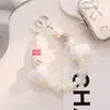 Corrente para Celular Pingente de Contas Acrílicas Pintadas à Mão Criativas Acessórios de Bolsa Feminina Fofa Pingente de Chaveiro Pequenos Presentes Atacado
