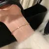 Pulsera de Diamantes Pequeños Redondos Estilo Coreano Burbuja para Mujer, Nicho de Lujo Ligero de Alta Gama, Diseño Versátil Único, Joyería Simple de Moda