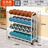 Nuevo Estante de Almacenamiento para Baloncesto Estante de Colocación para Fútbol Voleibol Carrito de Pelotas Móvil para Exteriores Carrito de Pelotas Móvil para Escuela de Jardín de Infancia