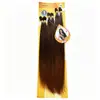 Comercio Exterior Transfronterizo Europeo, Americano y Africano Pelucas de Fibra Sintética Juego de 6 Piezas Fibra Suave de Alta Temperatura Cabello Largo Liso Fuente de Fábrica Venta Caliente