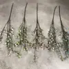 Nuevas flores de sauce de nieve artificial de alta gama estilo chino, arreglos de flores artificiales, decoraciones florales para sala de estar y mesa de comedor con temática de bosque