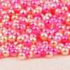 Cuentas redondas de ABS no porosas de 4-10 mm color mágico perla de imitación cuentas sueltas material para accesorios de cuentas hechos a mano DIY accesorios de ropa