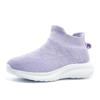 Zapatos-Calcetines para Niños de Primavera y Otoño de Caña Alta sin Cordones Tejido Fly-Knit Zapatos Deportivos para Niños y Niñas Zapatos Casuales de Suela Gruesa Venta Caliente Transfronteriza