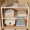Estante Organizador de Capas para Almacenamiento de Armario Extensible para Ropa Estante Desplegable para Armario Utilización del Espacio Estante para Zapatos
