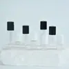 Em estoque 1ml2ml3ml5ml Frasco de Vidro Transparente Roll-on para Óleo Essencial Frasco Amostra para Perfumaria Pacotes de Viagem Frasco Roll-on com Esfera