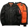 Jaqueta de Algodão Masculina Outono e Inverno Tamanho Grande para Gordo Esportiva Casual Gola Vertical Europeia e Americana Jaqueta Solta MA Aviador 6XL