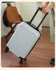 Maleta de Carrito Ultraligera de 20 pulgadas con Ruedas Universales y Candado de Combinación, Equipaje de Viaje Casual, Se Puede Imprimir con Logo