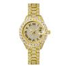Reloj MISSFOX genuino para mujer, de moda europea y americana, con incrustaciones de diamantes, resistente al agua, calendario, lleno de diamantes, luminoso, reloj de cuarzo para mujer.