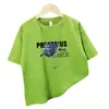 Ropa Infantil Camiseta de Manga Corta para Niños Estilo Verano 2026 Top Estampado Estilo Coreano para Niños Holgada Transpirable Versátil Camiseta