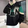 Sudadera Gruesa de Forro Polar con Cuello Redondo para Hombre, Adolescentes y Estudiantes, Otoño/Invierno 2026, Camiseta de Manga Larga, Top Moderno para Hombre