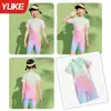 Traje de Baño para Niñas Talla Mediana y Grande Niñosren 2025 Nuevo Traje de Baño de Una Pieza para Niñas Entrenamiento Profesional Protección Solar Traje de Baño de Secado Rápido
