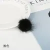Bola de pelo de visón, bola de pelo de conejo, pinza para el pelo de zorro rex conejo, kit de materiales DIY para pendientes, accesorios para pendientes hechos a mano para adultos