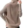 Chaleco de Punto Liso Simple de Cuello Alto LEKA 2026 Otoño/Invierno Nuevo Sin Mangas Chaleco Jersey para Superponer
