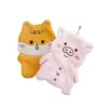 Toalla de mano linda caricatura infantil para colgar absorbente cocina baño felpa de coral toalla de mano al por mayor nueva gran cantidad