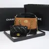 Estilo Europeo y Americano Bolso para Suegra Pequeño Rombo Fragante Cadena Retro Color de Paseo Combinación de Colores Azul Verdura Bolso de Hombro Individual Estilo Nuevo