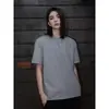 Camiseta Negra de Cuello Henry con Hombro Recto para Hombre, Polo Transpirable de Secado Rápido para Verano, Estilo High Street Americano de Media Manga