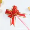 Nuevo Modelo Transfronterizo Talla Grande 70# Borde Dorado Gasa Nieve Cepillada Mariposa Flor Dibujada a Mano Decoración para Coche de Boda y Decoración de Regalo de Navidad.