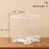 Maceta Cuadrada de Acrílico de Alta Transparencia Maceta de Plástico para Orquídeas para Cultivar Musgo Acuático y Orquídeas Phalaenopsis, Juego de Macetas para Uso Doméstico