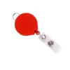 Porta credencial retráctil QiuYu, cordón retráctil para tarjeta de identificación de trabajo, hebilla de cordón retráctil con logo de epoxi