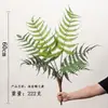Simulación Mono Dorado de Nariz Chata Helecho Cabeza de Mono Helecho Planta Verde en Ramillete Paisaje en Miniatura Paisajismo Plantas de Helecho Grandes para Piso Decoración del Hogar