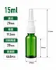 Botella de Vidrio Verde para Spray Nasal, Botella de Spray Nasal, Botella de Spray Pequeña, Botella de Spray Fino de Agitador Portátil, Botella de Medicina