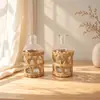 Vaso de Vidro Tecido à Mão de Palha Transfronteiriço Multi-especificação para Sala de Estar em Casa Vaso para Flores Artificiais Garrafa Decorativa Transparente Fashionável para Quarto