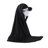 Pañuelo para la cabeza de venta caliente transfronterizo, Bufanda para ala de gorra de béisbol de color liso, Pañuelo malasio, Pañuelo para protección solar para mujer