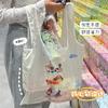 Bolsa de Compras Plegable, Gran Capacidad, Portátil, Ligera, Bolsa para Guardar Snacks del Supermercado, Engrosada y Duradera, Bolsa de Compras Ecológica