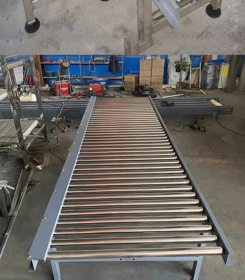 动力滚筒输送线输送机不锈钢快递物流分拣流水线传送带无动力滚筒