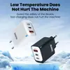 Popular Modelo Privado Transfronterizo 1U+2C Cabezal de Carga Multi-Puerto 12W Cargador de Alimentación para Pequeños Electrodomésticos Cargador Estándar Europeo, Americano y Británico