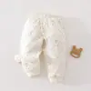 Pantalones de algodón para niños de 40 g, ropa interior térmica de algodón puro para recién nacidos, pantalones base unisex para bebé que protegen la barriga, con entrepierna abierta