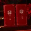 Sobres Rojos de Lujo con Relieve Dorado al por Mayor para el Año del Caballo 2026, Sobres Rojos de Dinero de la Suerte para el Año Nuevo, Uso Universal