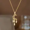 Moda Estilo Coreano Nueva Cadena para Clavícula de Cintura Pequeña Collar de Lujo Ligero Nicho Collar Versátil para Cuello Collar
