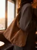 Bolso Retro con Estampado de Leopardo para Mujer 2026 Otoño e Invierno Nueva Moda Gran Capacidad Versátil Bolso de Hombro y Axila Bolso Tote Casual