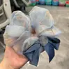 2026 Novo Estilo Elástico para Cabelo Intestino Grosso para Mulheres Corda de Cabelo Flor de Cabeça Alta Elasticidade Elástica Coque Elástico de Cabelo Corda de Cabelo para Rabo de Cavalo Acessórios de Cabelo