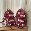 Mochilas Escolares Coreanas para Niños, Niñas de Primaria, Set de Dos Piezas Ins de Aspecto Elegante, Mochila de Gran Capacidad, Mochila
