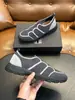 Fornecimento Especial Transfronteiriço Sapatos Casuais Tricotados de Couro Genuíno Masculino Listrados Slip-on Antiderrapantes para Esportes ao Ar Livre